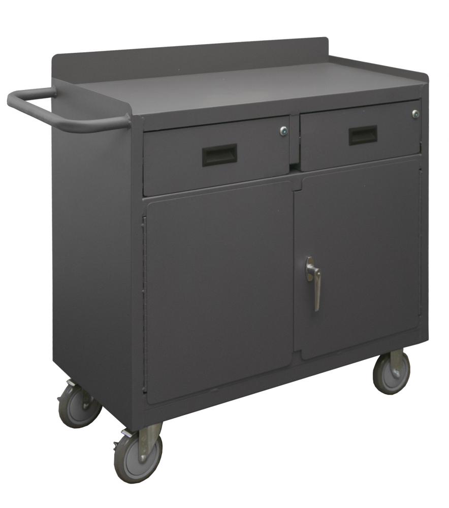 Mobile Bench Cabinet, 2 Shelf, 2 Door Mobile Bench Cabinet, 2 Shelf, 2 Door