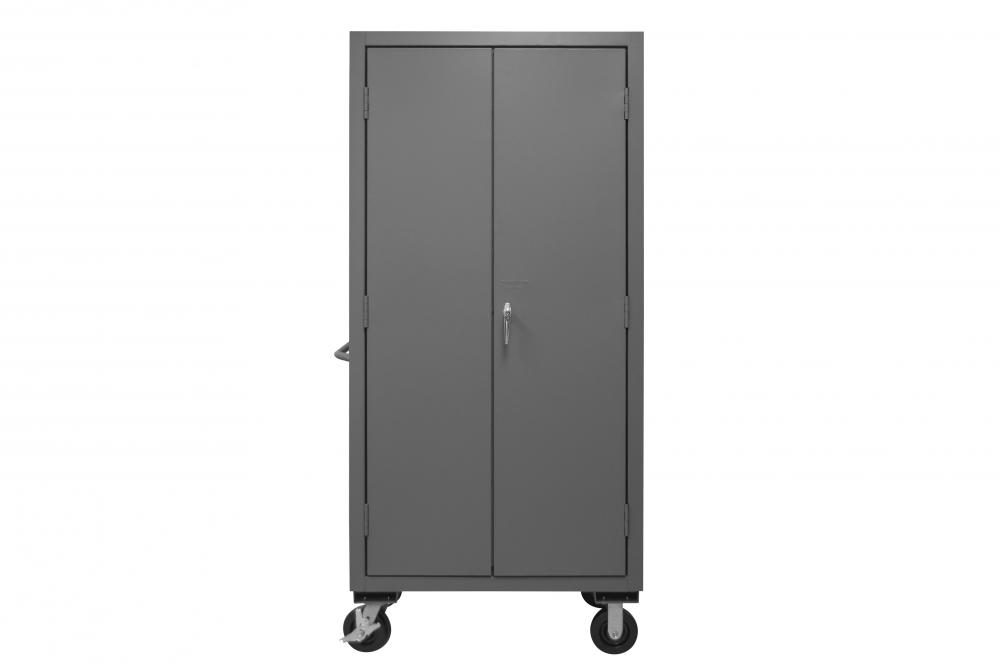 Mobile Cabinet, 30 Blue Bins Mobile Cabinet, 30 Blue Bins