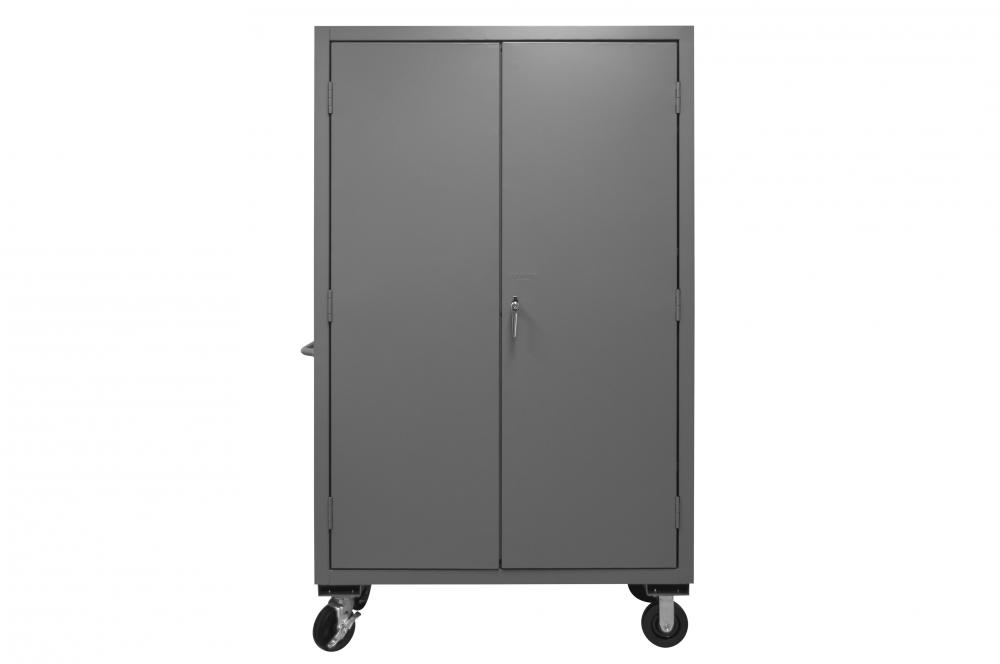 Mobile Cabinet, 42 Blue Bins