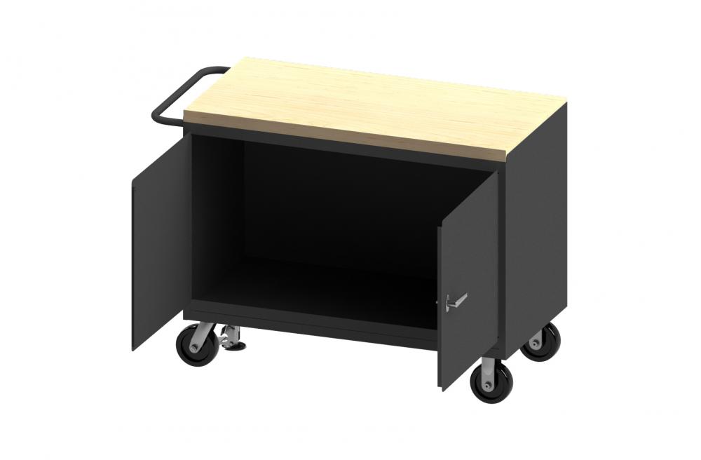 Mobile Bench Cabinet, Hard Board, Fl