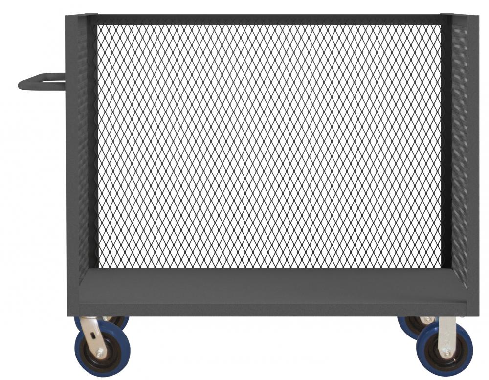 3 Sided Mesh Truck, 1 Shelf