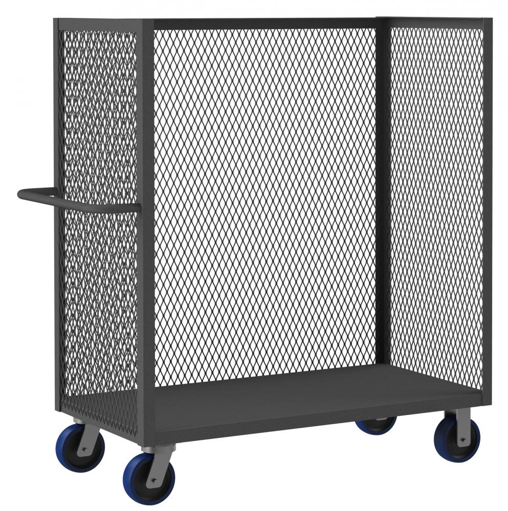 3 Sided Mesh Truck, 1 Shelf