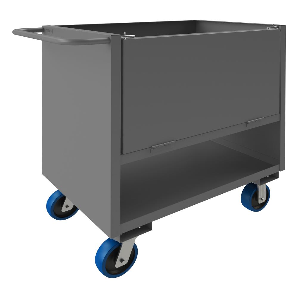 4 Sided Solid Box Truck, Drop Gate