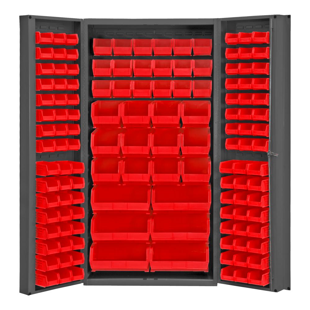 Cabinet, 132 Red Bins