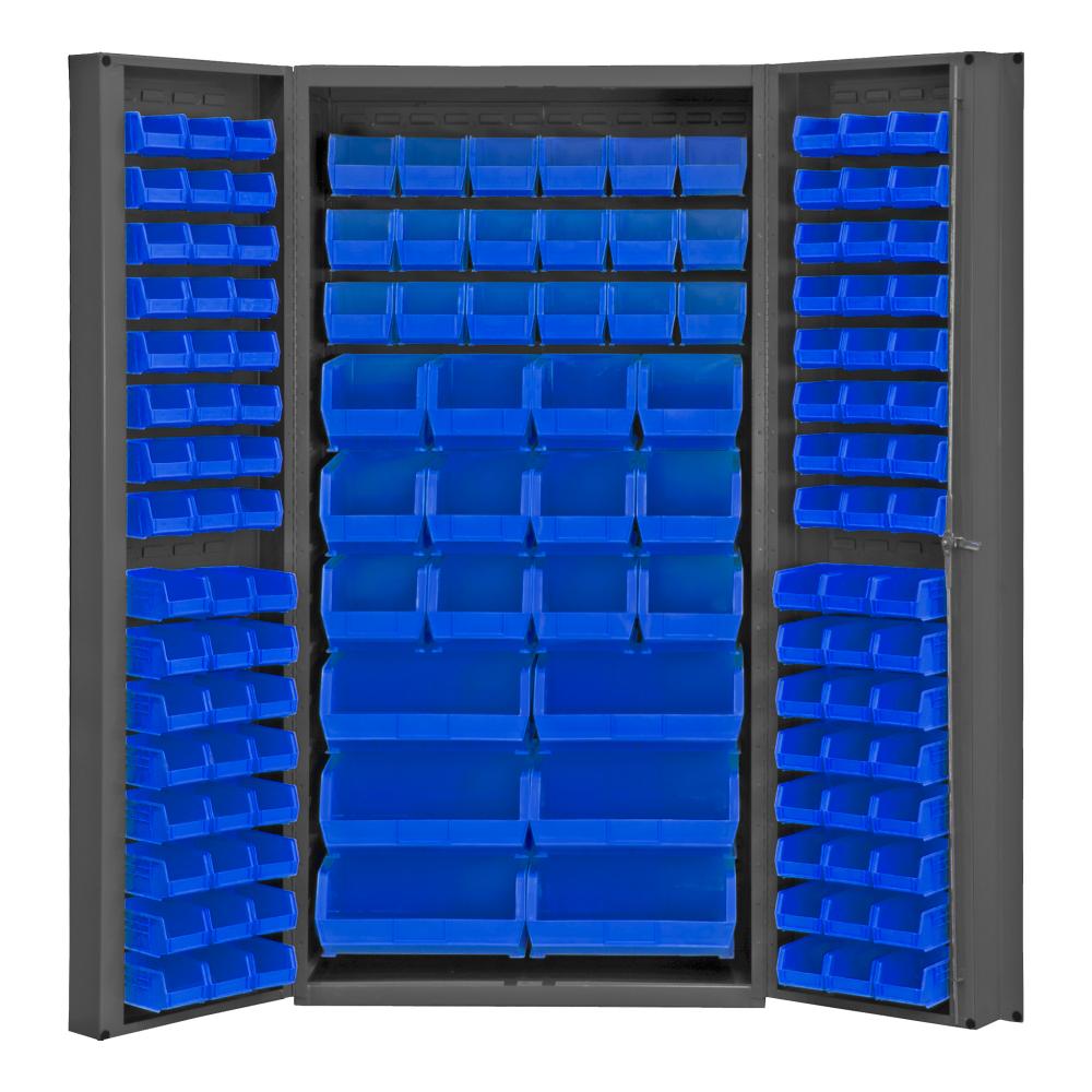 Cabinet, 132 Blue Bins