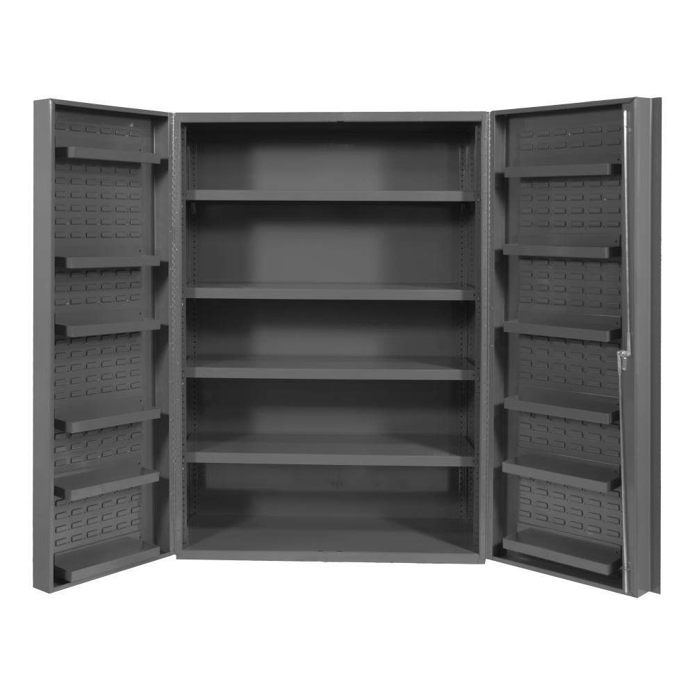 Cabinet, 4 Shelves, 12 Door Shelves