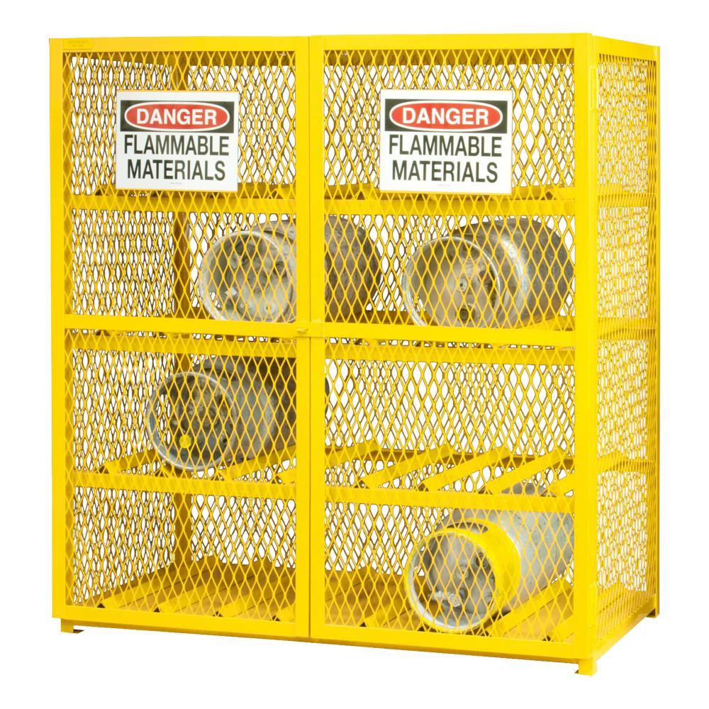 Horizontal Gas Cylinder Cabinet, Cap. 16 Horizontal Gas Cylinder Cabinet, Cap. 16
