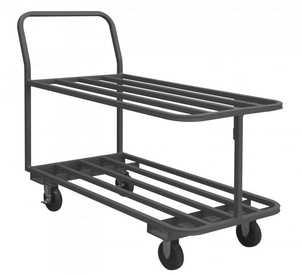 Platform Truck, 2 Shelves, 24 x 48