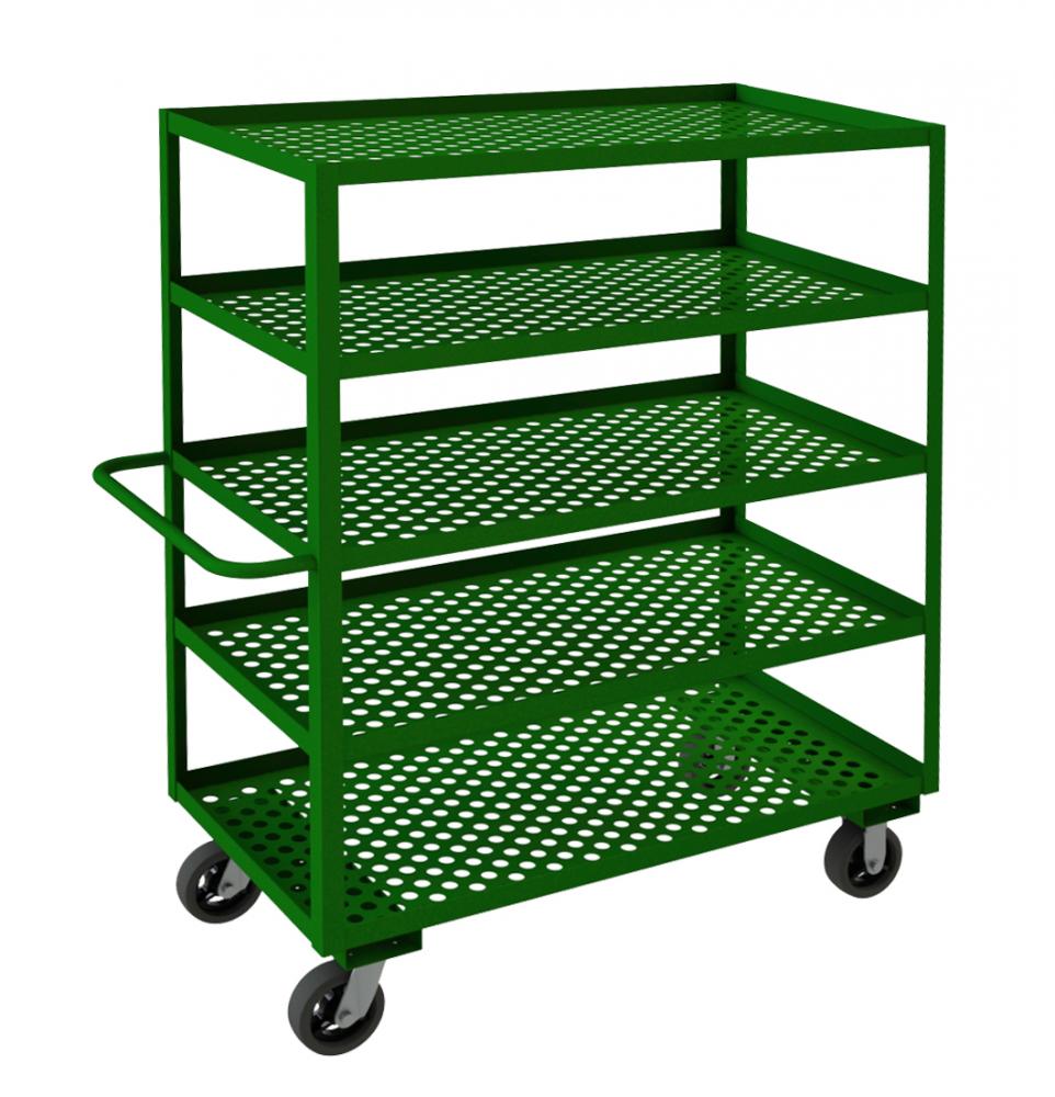 Garden Cart, 5 Perforated Shelves