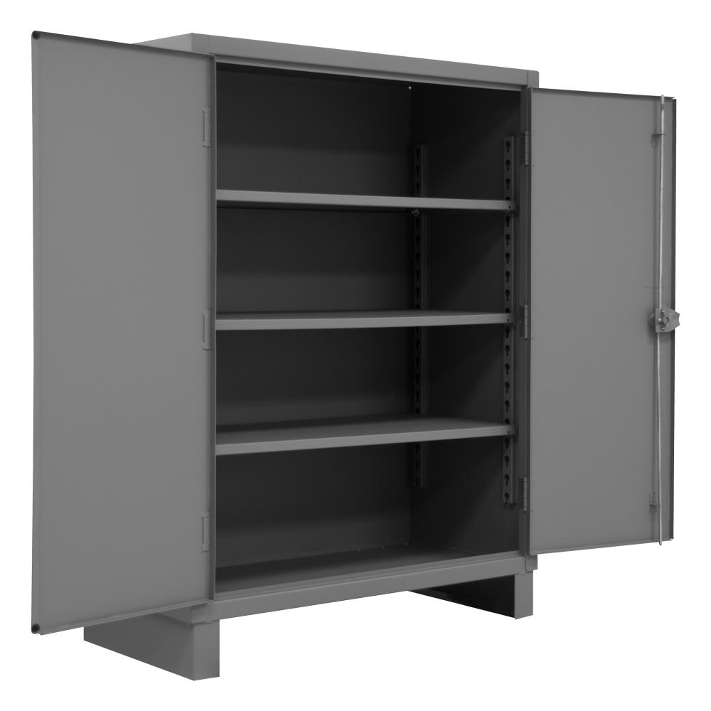 Cabinet, 3 Shelves, Gray