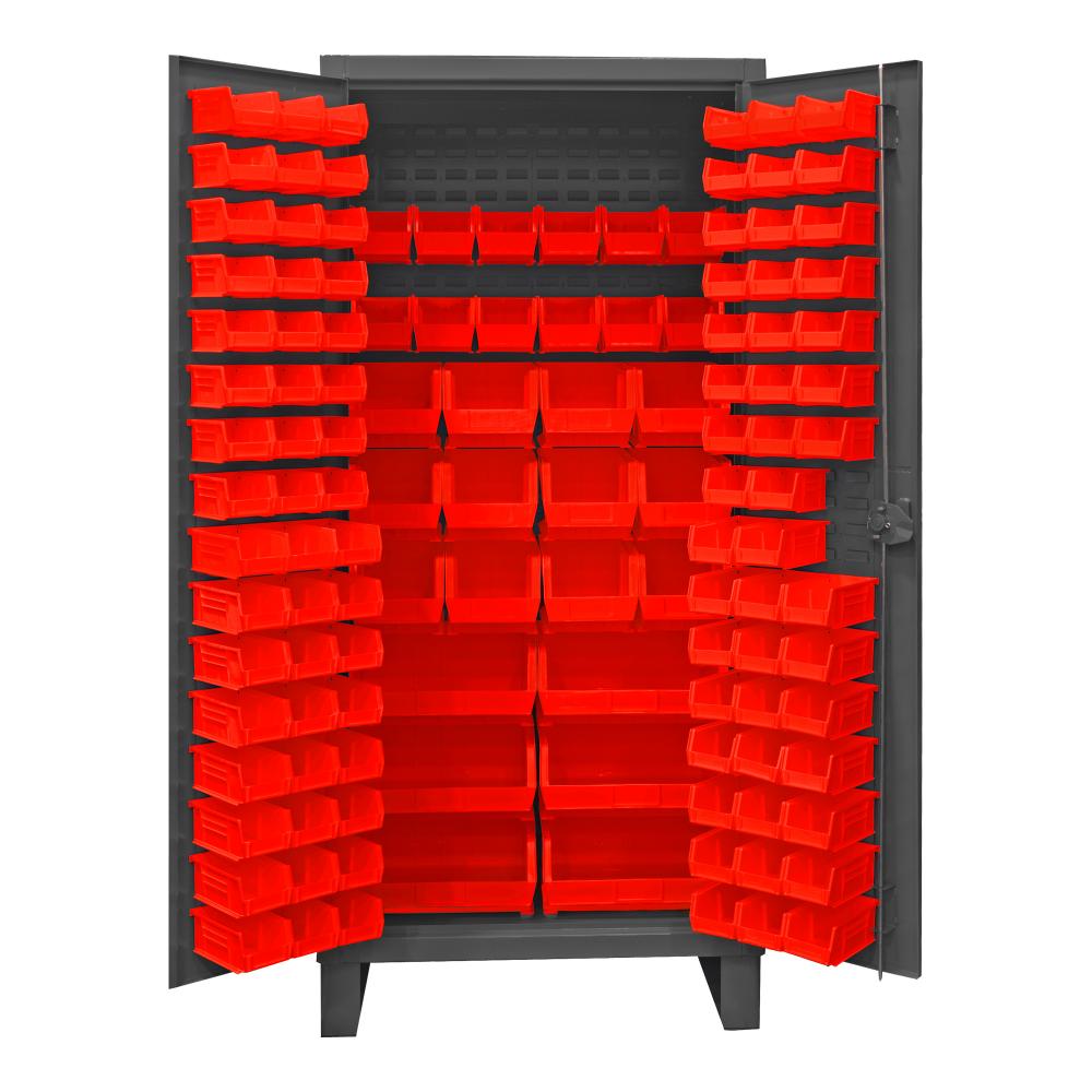 Cabinet, 126 Red Bins
