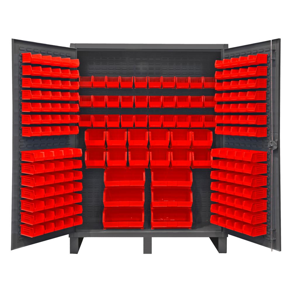 Cabinet, 198 Red Bins