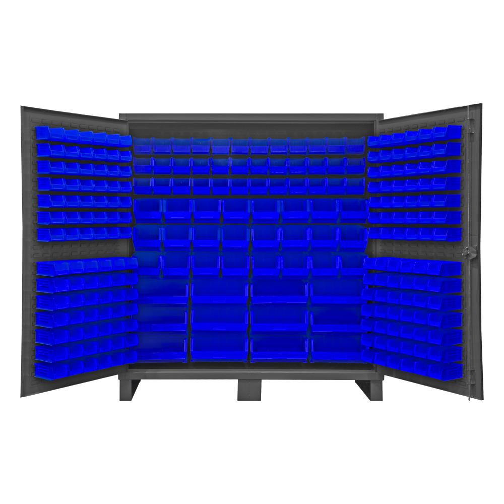 Cabinet, 240 Blue Bins