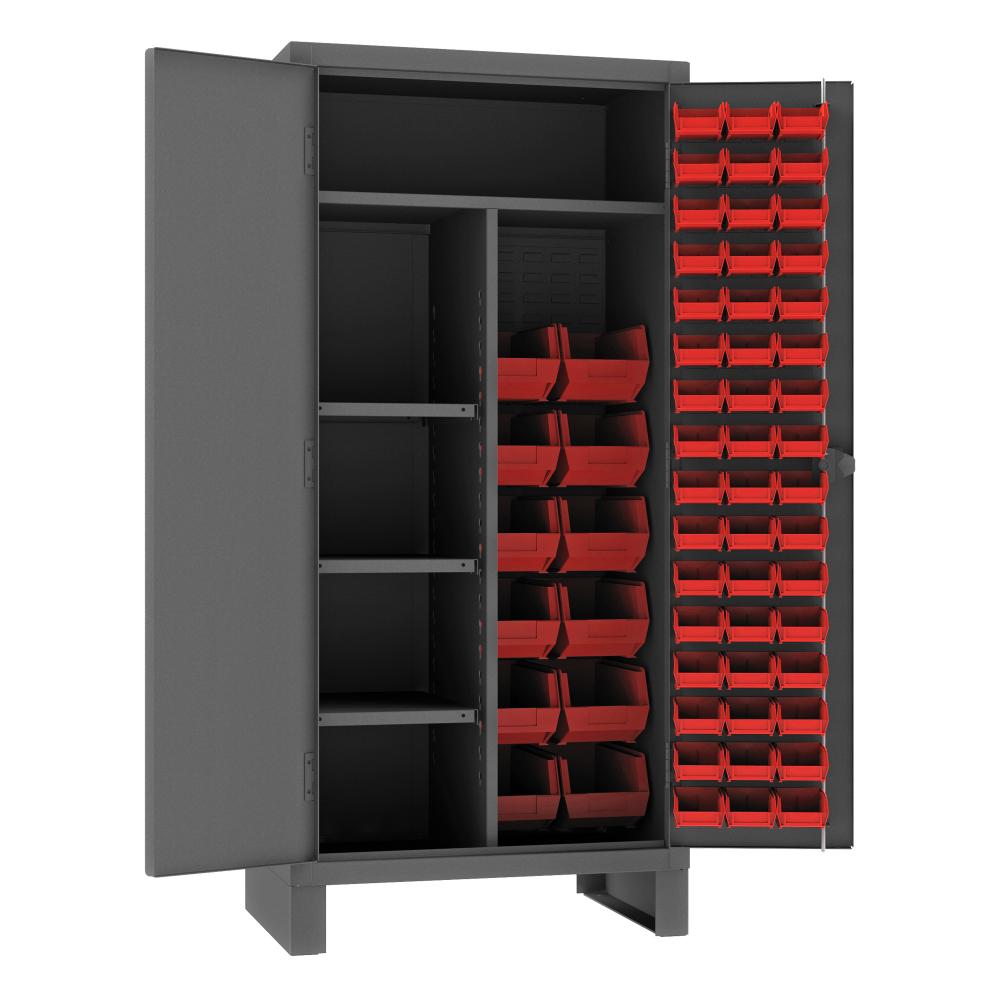 Maintenance Cabinet, 4 Shelves, 60 Bins