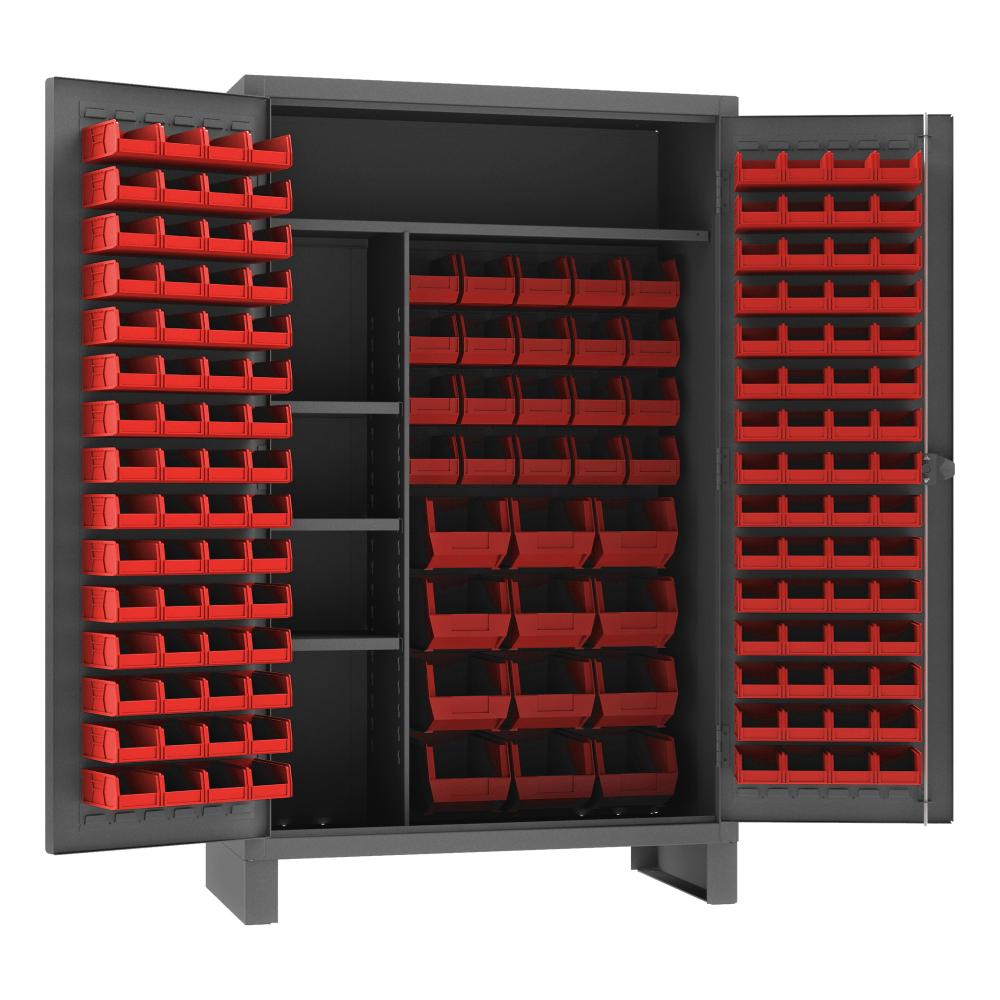 Maintenance Cabinet, 4 Shelves, 156 Bins