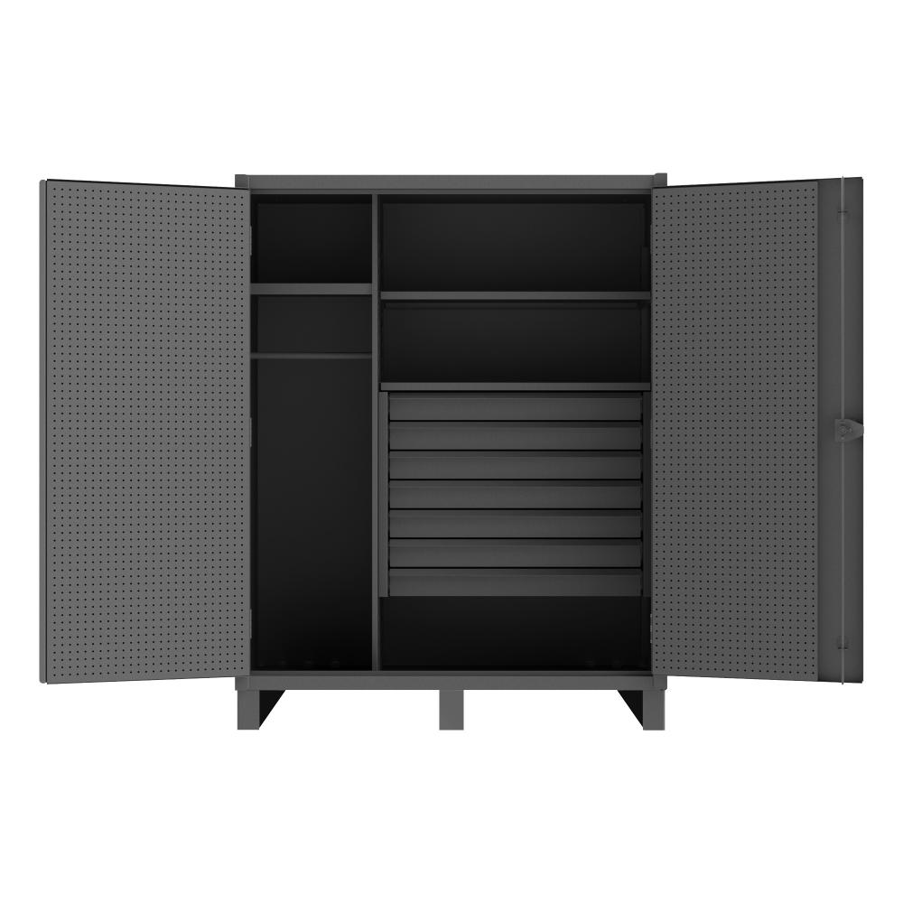 Wardrobe Cabinet, 3 Shelves, 7 Drawers Wardrobe Cabinet, 3 Shelves, 7 Drawers