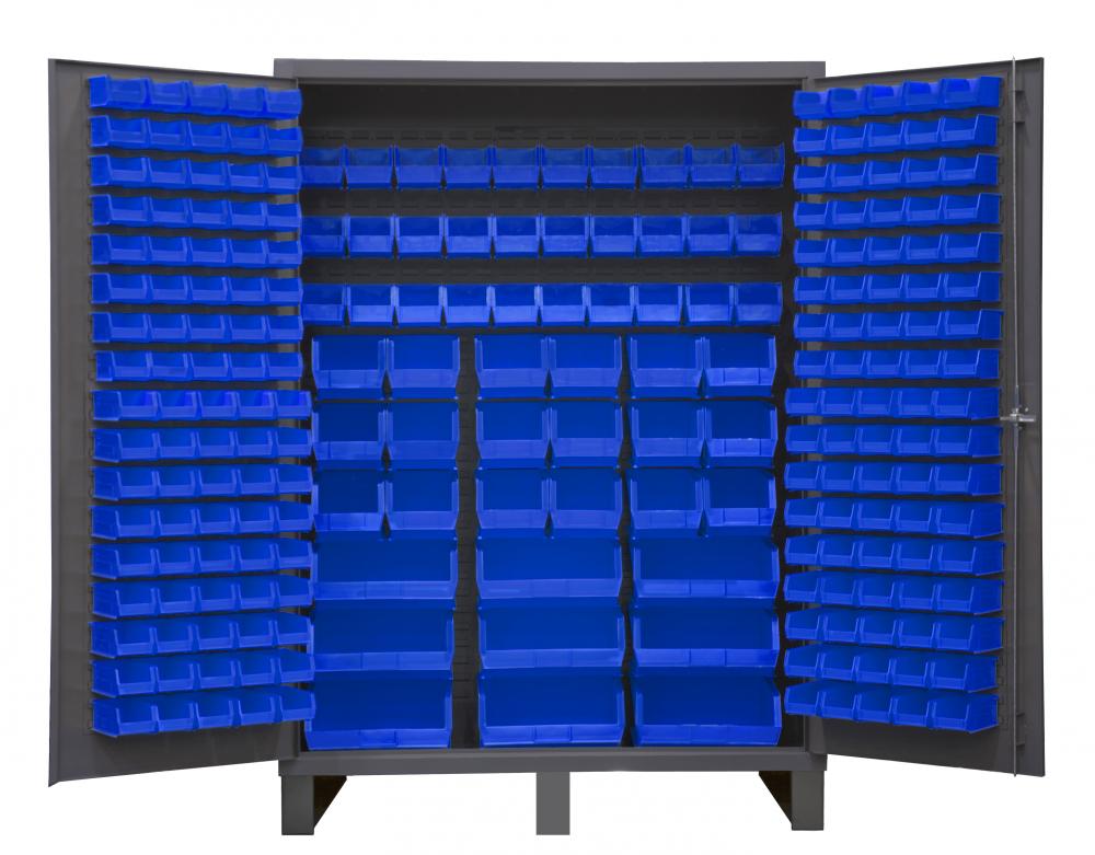 Cabinet, 227 Blue Bins Cabinet, 227 Blue Bins