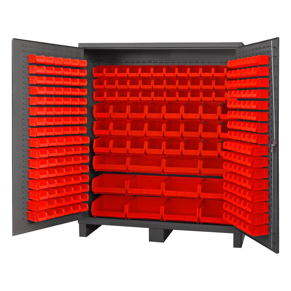 Cabinet, 264 Red Bins Cabinet, 264 Red Bins