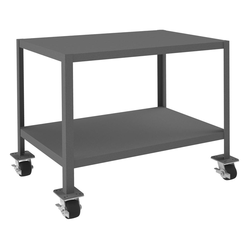 Mobile MT Workbench, 2 Shelves, 24 x 36