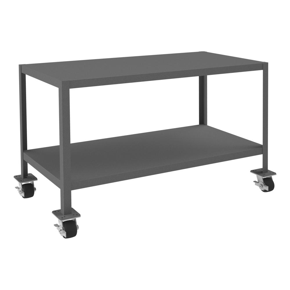 Mobile MT Workbench, 2 Shelves, 24 x 48