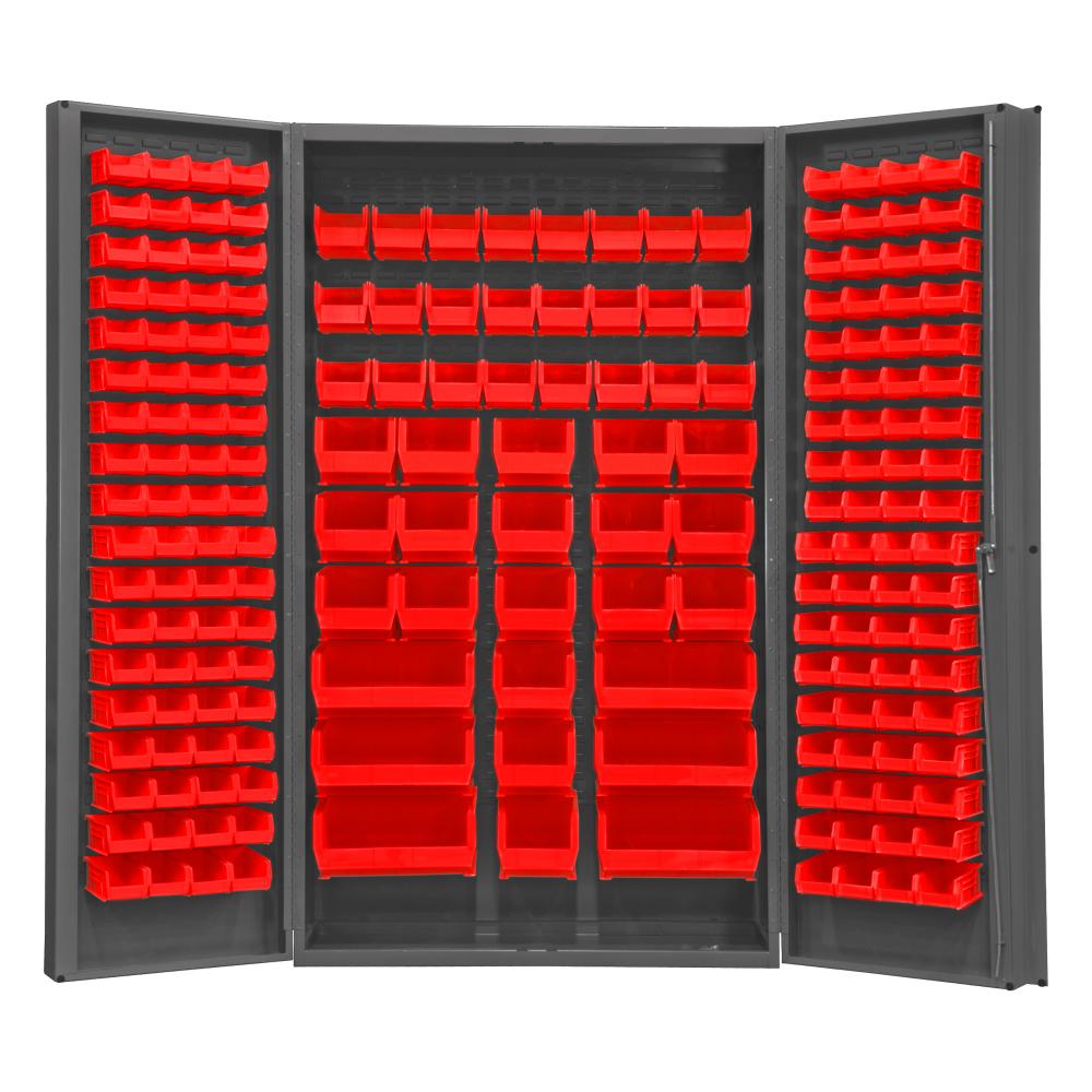 Cabinet, 192 Red Bins Cabinet, 192 Red Bins