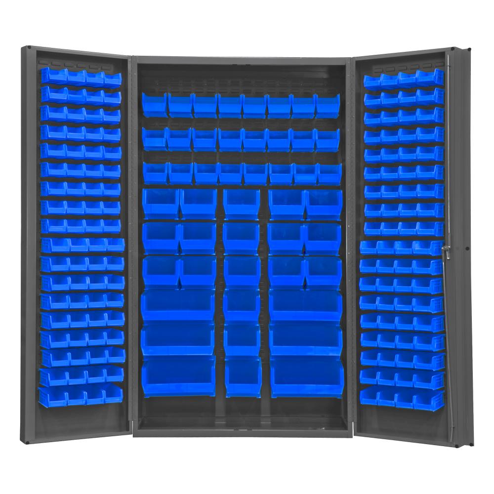Cabinet, 192 Blue Bins Cabinet, 192 Blue Bins
