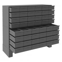 Durham Manufacturing 017-95 - 48 Drawer Unit With Base, Gray