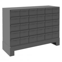 Durham Manufacturing 024-95 - 30 Drawer Unit With Base, Gray