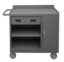Durham Manufacturing 2212A-TH-LU-95 - Mobile Bench Cabinet, Hard Board Top