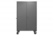 Durham Manufacturing 2502M-BLP-4S-95 - Mobile Cabinet, 4 Shelves