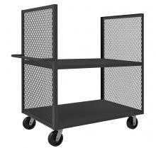 Durham Manufacturing 2SPT-EX3060-1A-2K-6PU-95 - 2 Sided Mesh Truck, 2 Shelves And Top