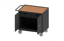 Durham Manufacturing 3117-95 - Mobile Bench Cabinet, Lip Down, Steel