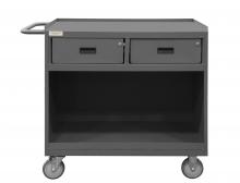 Durham Manufacturing 3117-TH-95 - Mobile Bench Cabinet, Hard Board Top