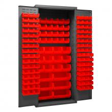 Durham Manufacturing 3500-138B-1795 - Cabinet, 138 Red Bins