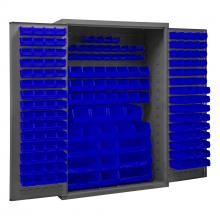 Durham Manufacturing 3502-186-5295 - Cabinet, 186 Blue Bins