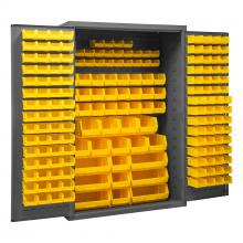 Durham Manufacturing 3502-186-95 - Cabinet, 186 Yellow Bins