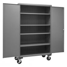 Durham Manufacturing 3502M-BLP-4S-95 - Mobile Cabinet, 4 Shelves