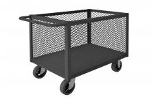 Durham Manufacturing 4STHC-EX-2436-6MR-95 - 4 Sided Mesh Box Truck, Hinged Cover