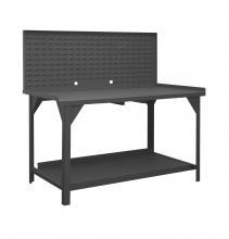 Durham Manufacturing DWB-3060-BE-LP-95 - Workbench, Louvered Panel, 60 x 30