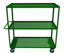 Durham Manufacturing GC-3060-3-6MR-83T - Garden Cart, 3 Perforated Shelves