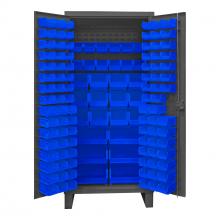 Durham Manufacturing HDC36-126-5295 - Cabinet, 126 Blue Bins