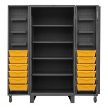 Durham Manufacturing HDC36-DC12TB4S95 - Cabinet, 4 Shelves, 6 Door Shelves