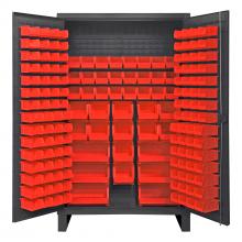 Durham Manufacturing HDC48-162-1795 - Cabinet, 162 Red Bins