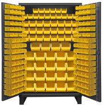 Durham Manufacturing HDC48-192-95 - Cabinet, 192 Yellow Bins