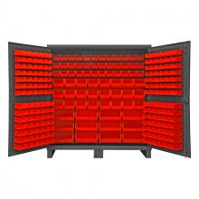 Durham Manufacturing HDC72-240-1795 - Cabinet, 240 Red Bins