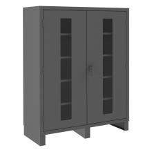 Durham Manufacturing HDCC246078-4S95 - Cabinet, Clearview Doors, 4 Shelves