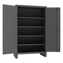 Durham Manufacturing HDCP244878-4S95 - Pegboard Cabinet, 4 Shelves