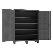 Durham Manufacturing HDCP246078-4S95 - Pegboard Cabinet, 4 Shelves