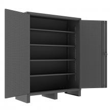 Durham Manufacturing HDCP246078-PB32-4S95 - Pegboard Cabinet, 4 Shelves