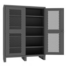 Durham Manufacturing HDCV246078-4S95 - Ventilated Cabinet, 4 Shelves